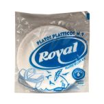 PLATOS PLASTICOS ROYAL HONDO N10 X 6 UN