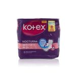 TOALLAS SANITARIAS KOTEX NOCHE 8UN