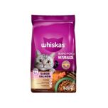 ALIMENTO PARA GATOS WHISKAS SALMON MAS DE 1A 500G
