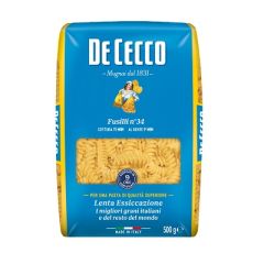 PASTA DE CECCO FUSILLI N°34 500G