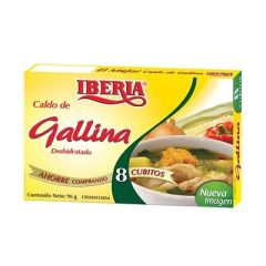 CUBITOS DE CALDO DE GALLINA IBERIA 8UN