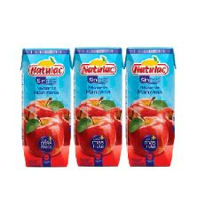 NECTAR DE MANZANA NATULAC UHT 3 X 250ML