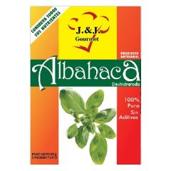 ALBAHACA J&J GOURMET DESHIDRATAD 20 G   
