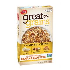 CEREAL GREAT GRAINS BANANA NUT CRUNCH POST 439G