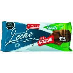 CHOCOLATE DE LECHE SIN AZUCAR ST. MORITZ 100G