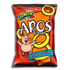 AROS DE PAPA CON TOCINETA COMETIN 60G
