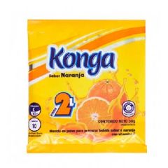 BEBIDA EN POLVO KONGA DE NARANJA 30G