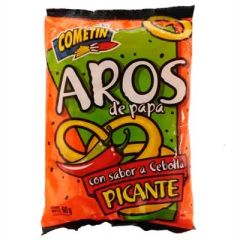 AROS DE PAPA COMETIN SABOR CEBOLLA PICANTE 60G