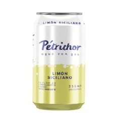 AGUA PETRICHOR CON GAS LIMON SICILIANO 355ML