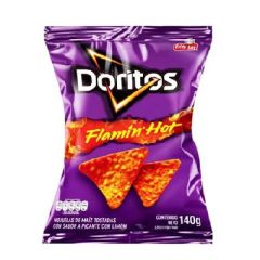 DORITOS FLAMIN HOT PICANTE CON LIMON 140G