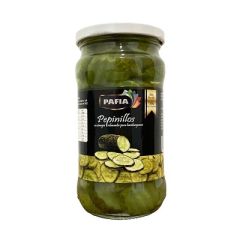 PEPINILLOS PAFIA REBANADOS 360G