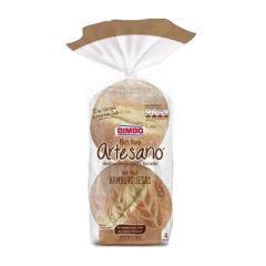 PAN BIMBO ARTESANO PARA HAMBURGUESAS 4UN