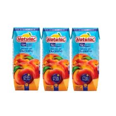 NECTAR DE DURAZNO NATULAC SIN AZUCAR UHT 3 X 250ML