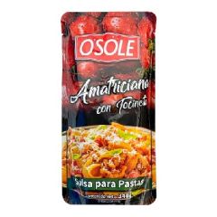 SALSA OSOLE AMATRICIANA CON TOCINETA POUCH 340G