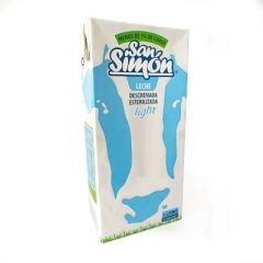 LECHE DESCREMADA UHT SAN SIMÓN DE 1L