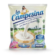 LECHE EN POLVO COMPLETA CON HIERRO LA CAMPESINA 800G