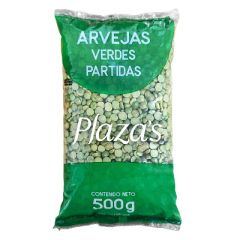ARVEJAS VERDES PLAZAS PARTIDAS 500G     
