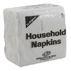 SERVILLETAS HOUSEHOLD NAPKINS 120UN