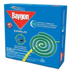 REPELENTE BAYGON EN ESPIRALES DOBLES 6UN