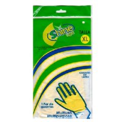 GUANTES SHINE LIGHT MULTIUSO LATEX  XL