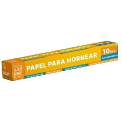 PAPEL PARA HORNEAR ALUMWARE ANTIADHERENTE 10MT