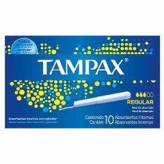 TAMPONES TAMPAX REGULAR 10 UNDS         