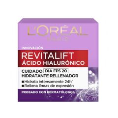 CREMA HIDRATANTE DE DIA LOREAL REVITALIFT CON ACIDO HIALURONICO F