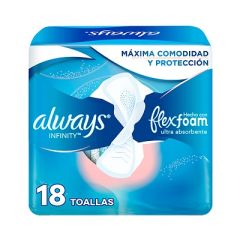 TOALLAS ALWAYS INFINITY DIA 18UN