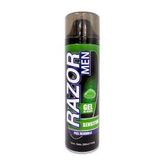 GEL DE AFEITAR RAZOR MEN SENSITIVE 200ML