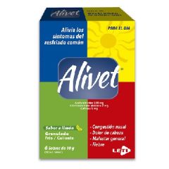 ALIVET GRANULADO SAB LIMON AD 15GX6SOB  