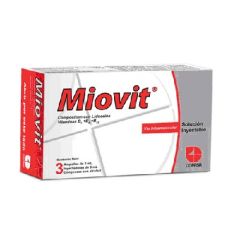 MIOVIT CON LIDOCAINA KIT DE 3 AMPOLLAS X 3ML
