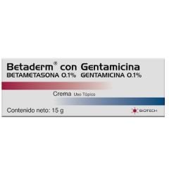 BETADERM CON GENTAMICINA CREMA X 15G    