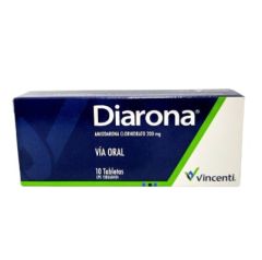 DIARONA 200 MG 10 TABLETAS
