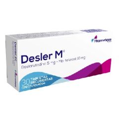 DESLER M 5MG/ 10MG X 30 COMPRIMIDOS RECUBIERTOS