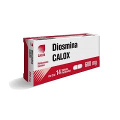 DIOSMINA CALOX 600MG X 14TABL RECUB     