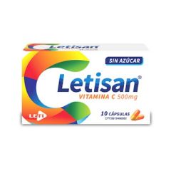 LETISAN 500MG X 10 CAPS                 