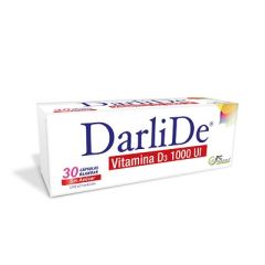 VITAMINA D3 DARLIDE 1000UI 30 UNIDADES