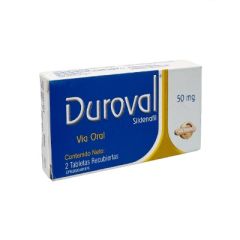 DUROVAL 50MG X 2 TABLETAS