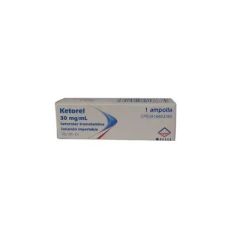KETOREL 30MG/ML SOLUC INYECT 1 AMPOLLA  