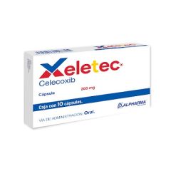 XELETEC ALPHARMA 200 MG 10 CAPSULAS