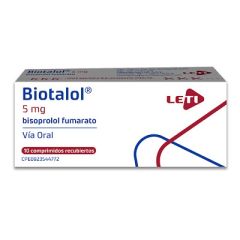 BIOTALOL 5MG X 10 COMPRIMIDOS RECUBIERTOS