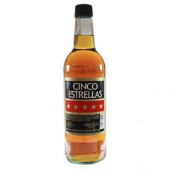 LICOR SECO DE RON CINCO ESTRELLAS 1L