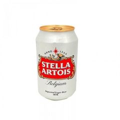 CERVEZA STELLA ARTOIS BELGIUM LATA 330ML