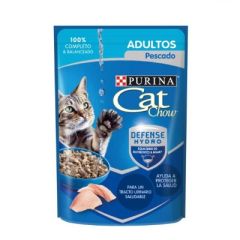 PURINA CAT CHOW CON PESCADO PARA GATOS ADULTOS 85G