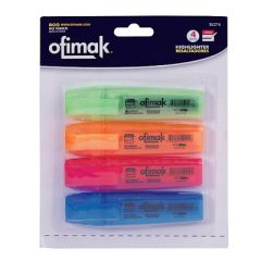 RESALTADORES OFIMAK BLISTER DE 4 PIEZAS