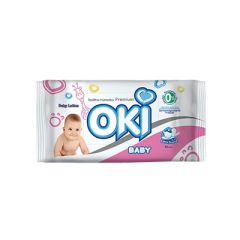 TOALLAS HUMEDAS OKI BABY LOTION 42 UND  