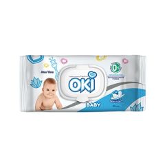 TOALLAS HUMEDAS OKI ALOE VERA 64 UND    
