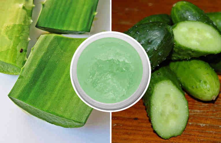 Elimina flacidez con el Pepino y el Aloe Vera