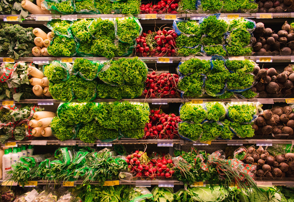 Los mejores y más frescos vegetales una dieta sana